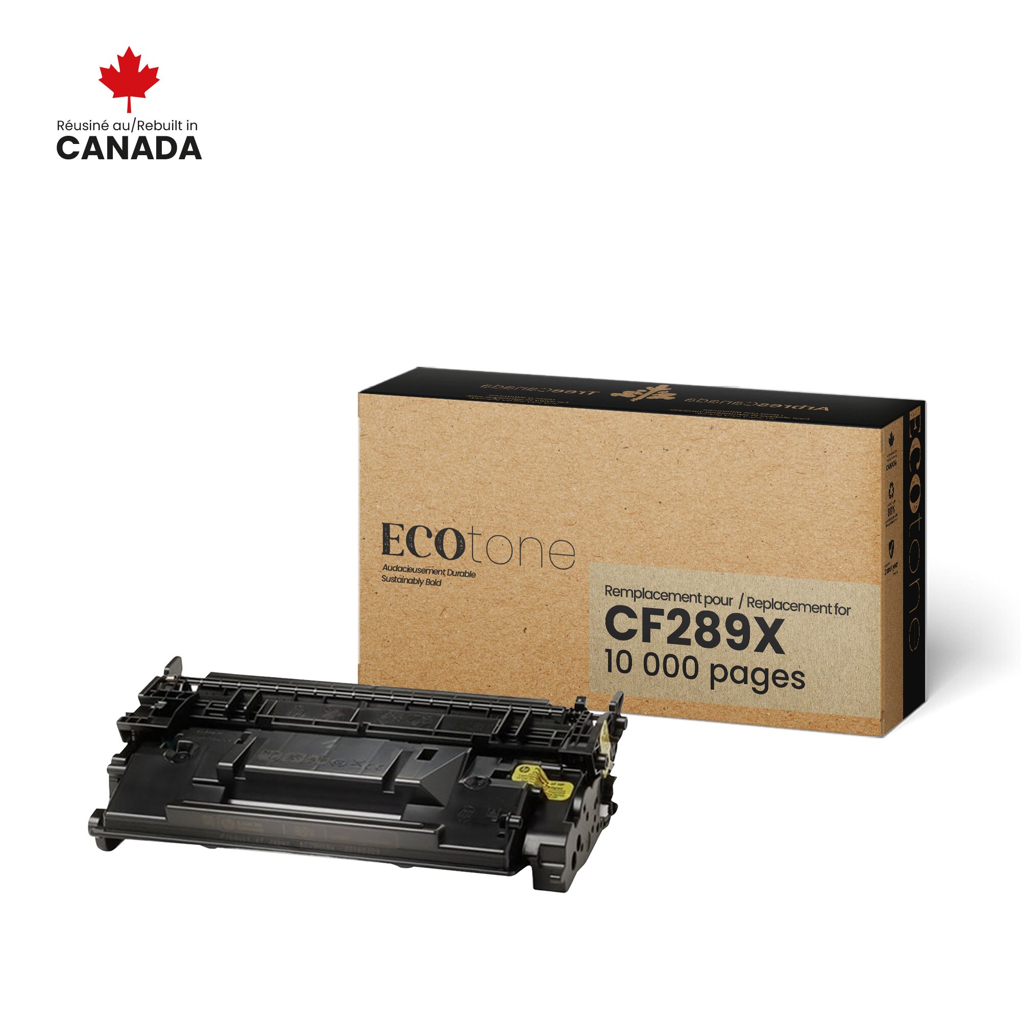 HP CF289X Reman Ecotone Black 10K (Without toner level)